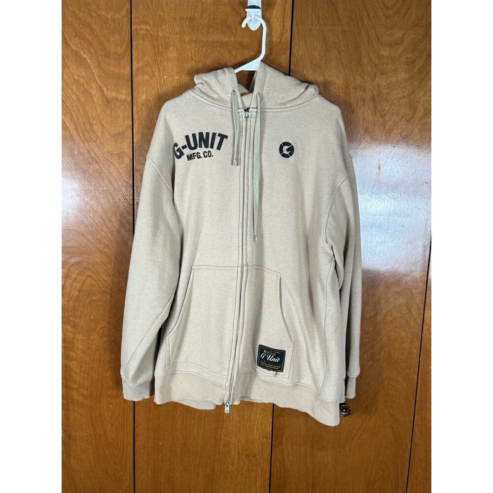Vintage Y2K G Unit Hoodie Sweatshirt Embroidered Hip Hop Men's Size XL